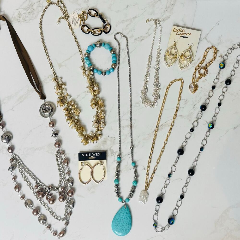Fashion Jewelry Lot Gold/Silver Tone